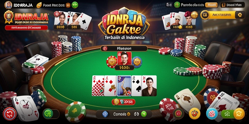 Tampilan gameplay IDNRAJA yang mendebarkan dan interaktif.