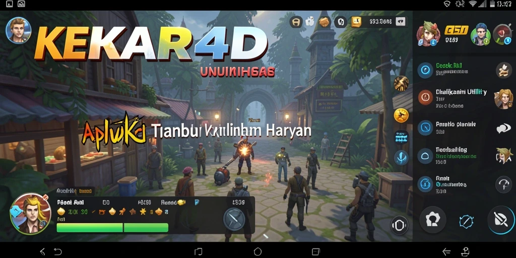 Tampilan antarmuka KEKAR4D yang sederhana dan mudah digunakan.