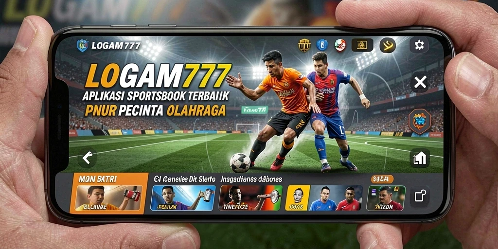Tampilan utama LOGAM777 dengan berbagai opsi taruhan olahraga.