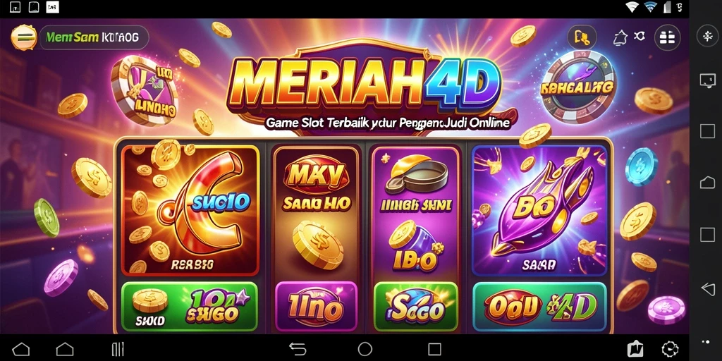 Screenshot gameplay MERIAH4D yang menampilkan keseruan bermain Slot.