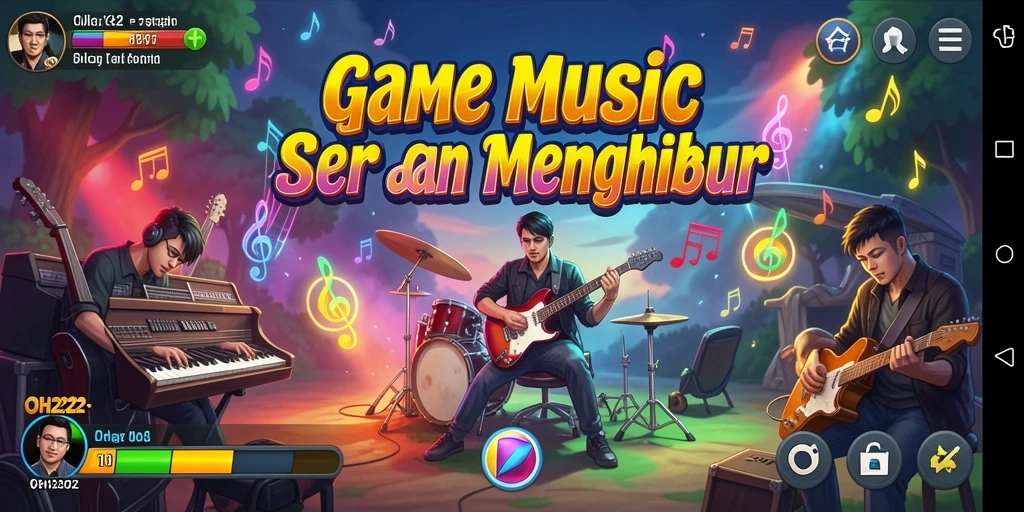 Tampilan gameplay seru dan interaktif di OH222.