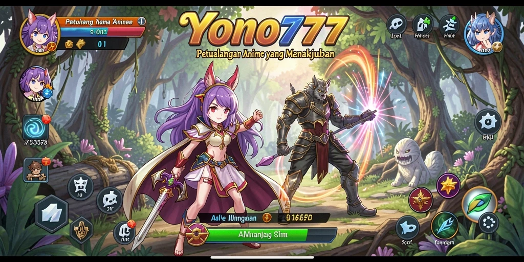 Tampilan gameplay yang seru dan penuh aksi dalam YONO777.